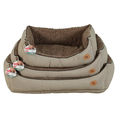 Zolux Hundekorb Billy, Eckig, Aus Recyclingmaterial, Braun