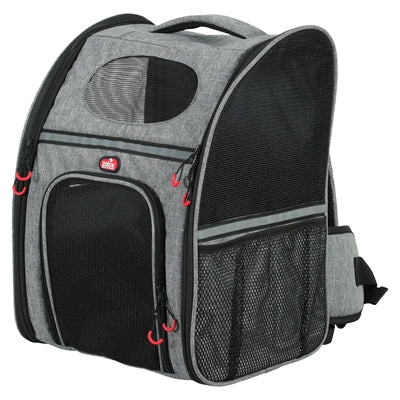 Zolux Katzentasche Rucksack Maximal 8 Kg Grau / Schwarz 30 × 25,5 × 42 Cm