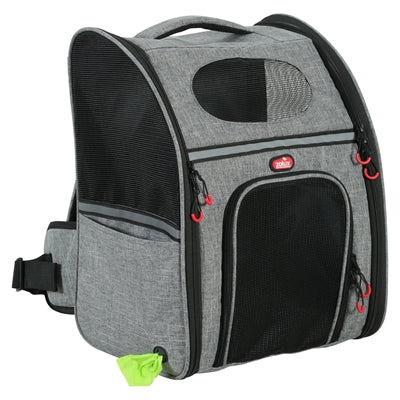 Zolux Katzentasche Rucksack Maximal 8 Kg Grau / Schwarz 30 × 25,5 × 42 Cm
