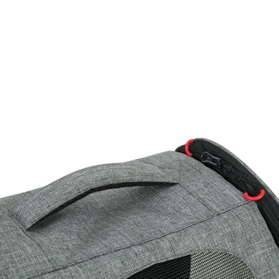 Zolux Katzentasche Rucksack Maximal 8 Kg Grau / Schwarz 30 × 25,5 × 42 Cm