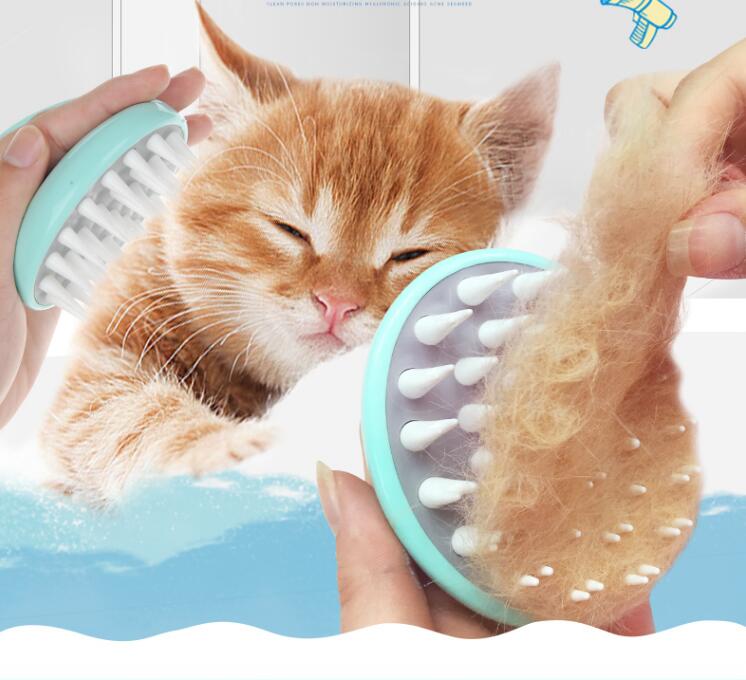 Silikon-Massagebürste für Hunde & Katzen