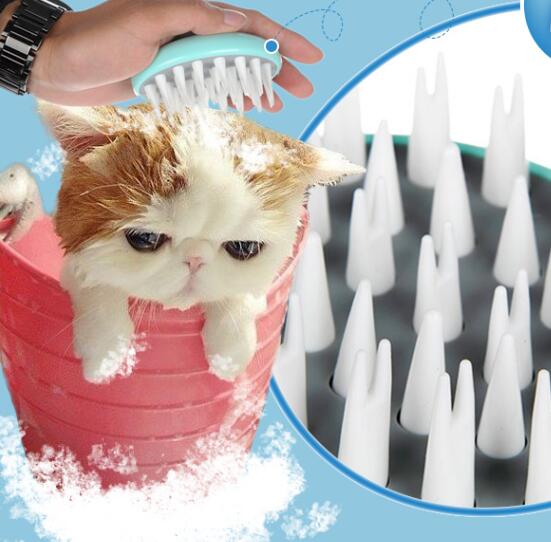 Silikon-Massagebürste für Hunde & Katzen